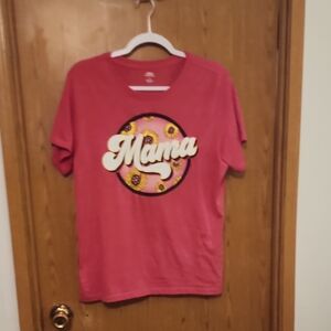 Pink Graphic MAMA shirt
